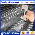 factory ground screw with helical plate and flange